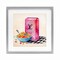 Stupell Industries Fashion Loops Cereal Framed Print Under Glass, design by Grotto Studios